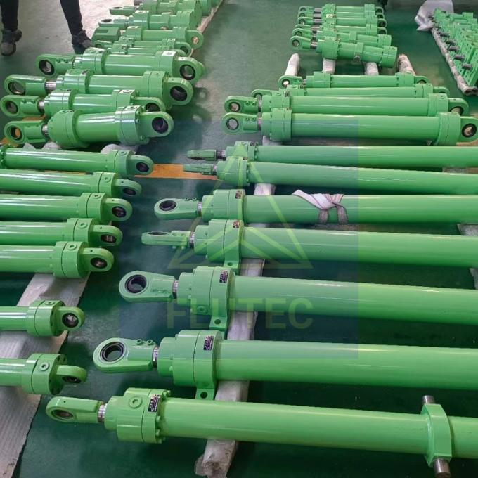 Alaşımlı Çelik Özel Hidrolik Silindirler Kırkma Makinesi için Piston Tipi 1