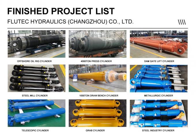 ISO 6022 Özel Hidrolik Silindirler Gemi vinci için piston tipi 3