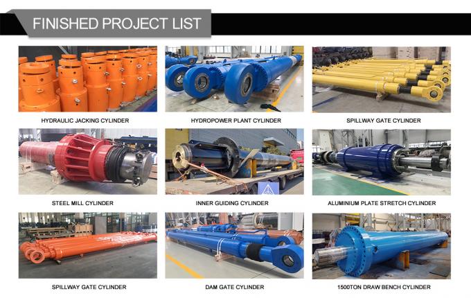 100% Basınç Deneme Basıncı Dredger Nakliye için Hidrolik Silindir 6