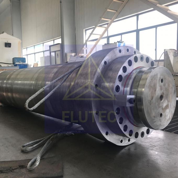 Büyük Boru 1000 Ton Hidrolik Silindir Çift Eylemli Piston Tipi 1