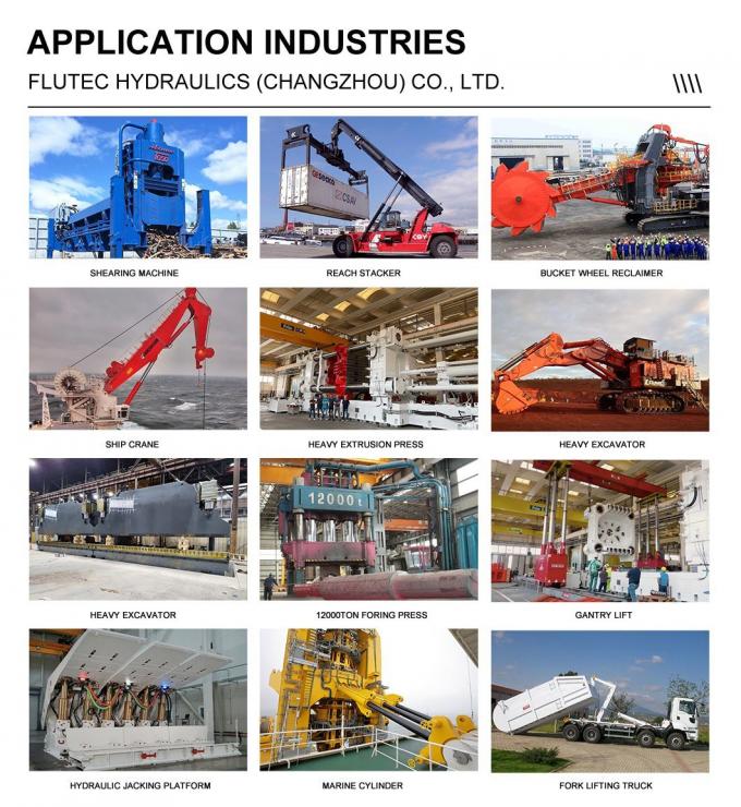 ISO9001 4000Ton Özel Hidrolik Silindir Asansör Platformu için Büyük Bor 7