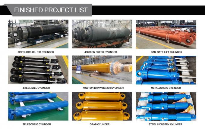 Flutec Büyük Boru Hidrolik Silindir Tailer-Yapılmış Uzun Vuruş Kesme 4