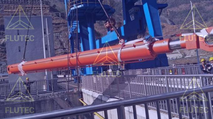 Kafası Bolted Mill tipi hidrolik silindir Dam kapısı / dökme kapısı için 2