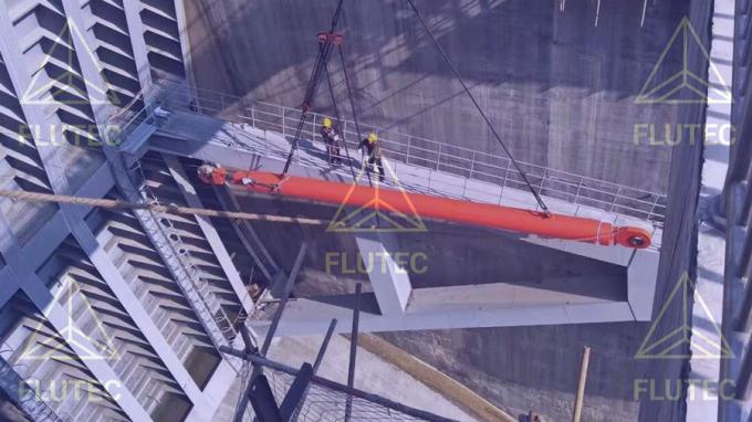 Kafası Bolted Mill tipi hidrolik silindir Dam kapısı / dökme kapısı için 3