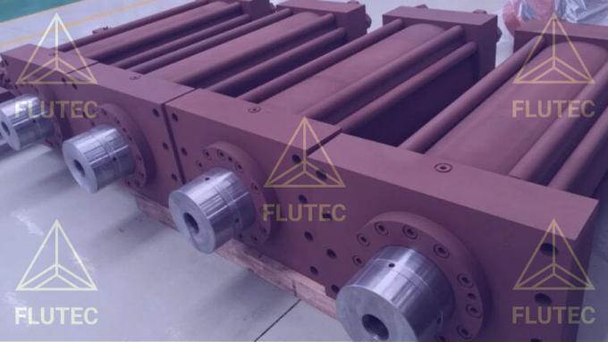 Flutec Teleskopik Hidrolik Silindir Makine Mühendisliği İçin Çift Etkinlikli Yağ Silinderi 3
