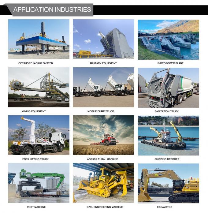 Yeni Listing Çin'de Yapılmış Servo Parker Hidrolik Silindirler Valflerle 4