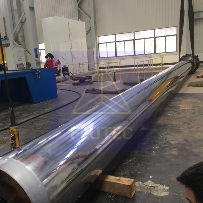 Tailer, hidrolik silindir için ekstra büyük uzun kromlu piston çubuğu yaptı. 0