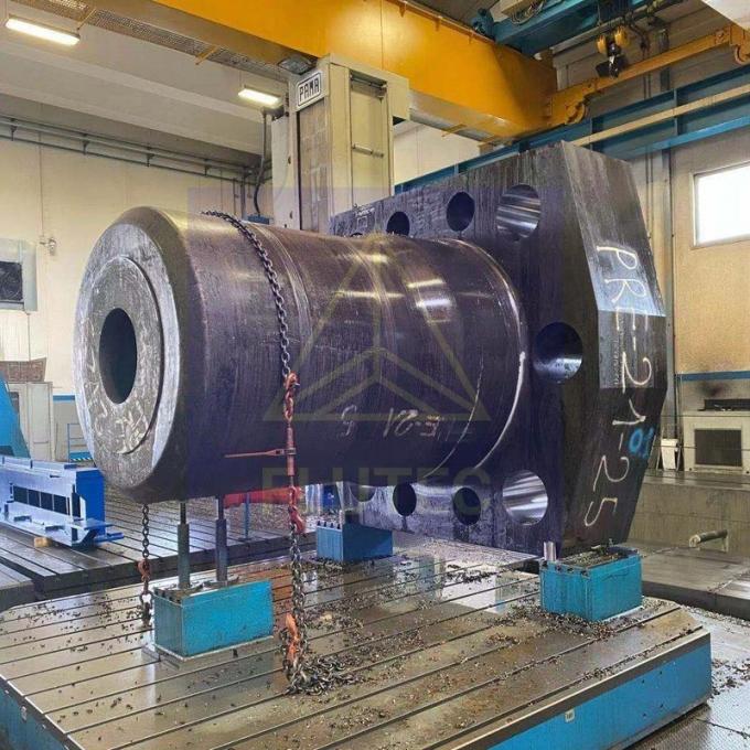 5000 tonlu ekstrüzyon makinesi için çift eylemli hidrolik silindir piston çubuğu 0