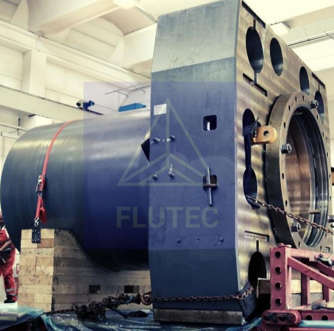 5000 tonlu ekstrüzyon makinesi için çift eylemli hidrolik silindir piston çubuğu 1