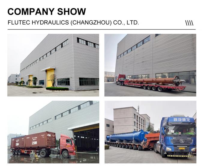 % 100 Basınç Deneme Hidrolik Baskı Silindir 5000 Ton Metal Formasyon için Çift Etkinlik 6