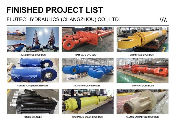 Yüksek Yapılandırma ISO 6022 Standart Çekim Makinesi için Hidrolik Yağ Pres Silindirleri 4