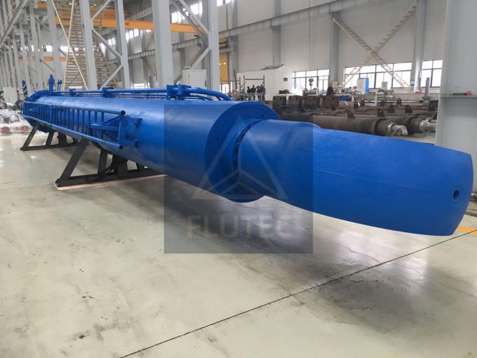 Endüstriyel Ağır Güçlü Hidrolik Silindir 400 ton Hidrolik Baskı Yağ Silinderi 7