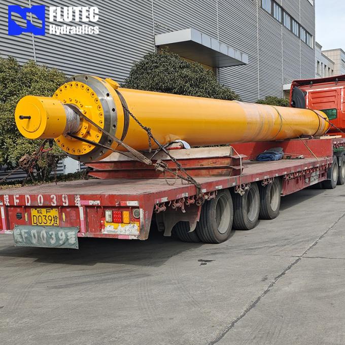 Bore760xRod380xStroke12000 Hidrolik Soğuk Çekim Üretim hattı için Hidrolik Silindir 1