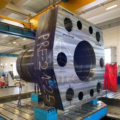 Büyük Hidrolik Silindir Tüpü Yüksek Basınçlı 20000 ton Ekstrüzyon Baskı Makinesi